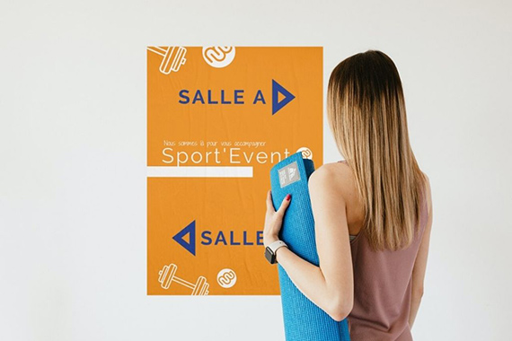 Affiche A3 signalétique